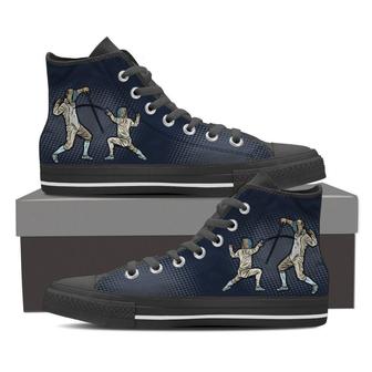 Fencing High Top Shoes Sneakers - Monsterry CA
