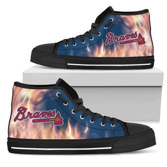 Fighting Like Fireatlanta Braves High Top Shoes | Favorety CA