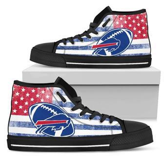 Flag Rugby Buffalo Bills High Top Shoes | Favorety