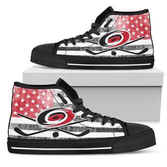 Flag Rugby Carolina Hurricanes High Top Shoes | Favorety