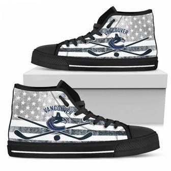 Flag Rugby Vancouver Canucks High Top Shoes | Favorety CA