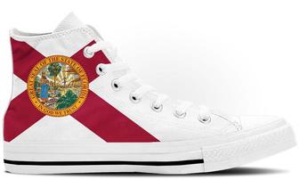 Florida High Tops Canvas Shoes - Monsterry