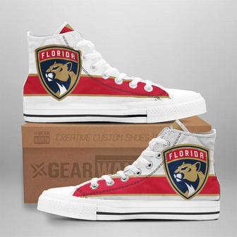 Florida Panthers High Top Shoes Custom Sneakers | Favorety