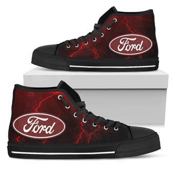 Ford Thunder High Top Shoes Red | Favorety DE