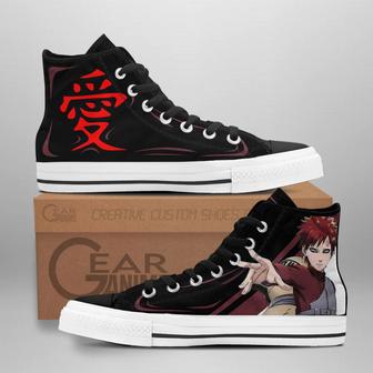 Gaara High Top Shoes Custom Anime Sneakers | Favorety AU