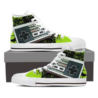 Gaming Vintage High Top Shoes - Monsterry