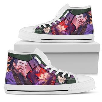 Genya Sneakers Demon Slayer High Top Shoes Anime Fan High Top Shoes | Favorety DE