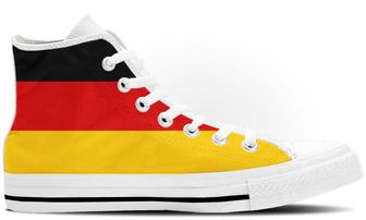 Germany High Tops Canvas Shoes - Monsterry AU
