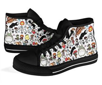 Ghibli Studio Characters Sneakers High Top Shoes Fan High Top Shoes | Favorety DE