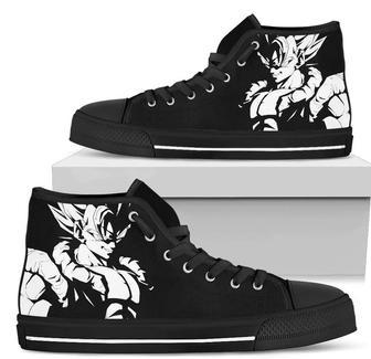 Gogeta BW High Top Shoes Sneakers Dragon Ball Fan Gift High Top Shoes | Favorety DE