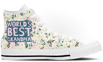 Grandma High Tops Canvas Shoes - Monsterry UK