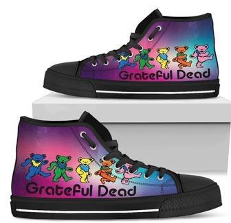 Grateful Dead Jerry Bear High Top Shoes Sneakers High Top Shoes | Favorety AU