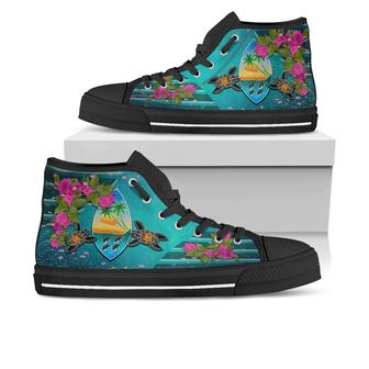 Guam High Top Shoes - Couple Of Turtles - Monsterry AU