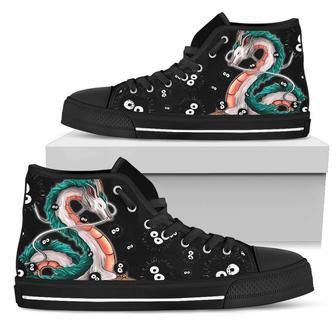 Haku Spirited Away Sneakers Ghibli High Top Shoes Fan High Top Shoes | Favorety CA