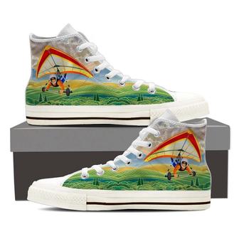 Hang Gliding High Top Shoes - Monsterry