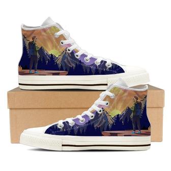 Hiking High Top Shoes Sneakers - Monsterry AU