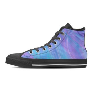 Holographic Print Women's High Top Shoes - Monsterry AU