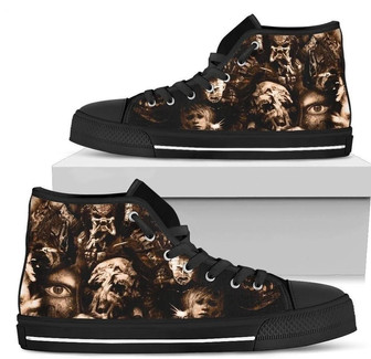 Horror Spirit High Top Shoes Sneakers Fan High Top Shoes - Monsterry