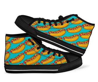 Hot Dog High Top Shoes - Monsterry