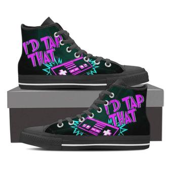 I'D Tap that Men's Gaming High Top Shoes - Monsterry AU