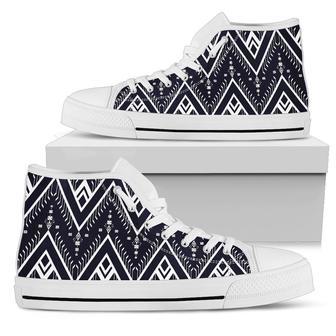 Indians Tribal Aztec Men High Top Shoes | Favorety