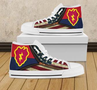 Infantry Division Unisex High Top Shoes - Monsterry