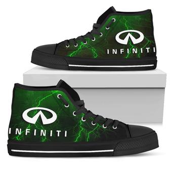 Infiniti Thunder High Top Shoes Green - Monsterry