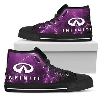 Infiniti Thunder High Top Shoes Pink - Monsterry