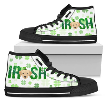 Irish Labrador High Top Shoes - Monsterry