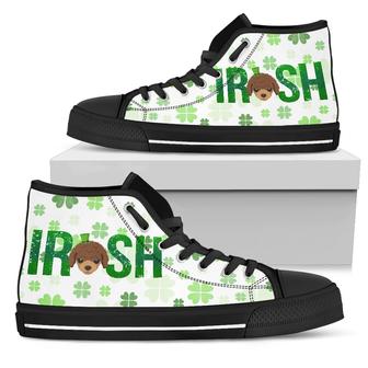 Irish Poodle High Top Shoes - Monsterry