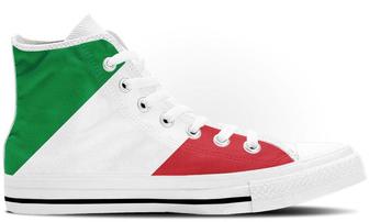 Italy High Tops Canvas Shoes - Monsterry