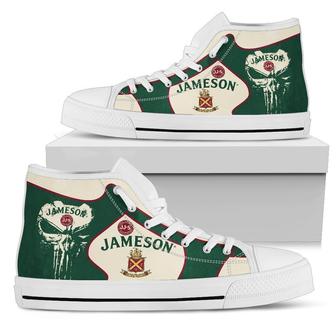 Jameson Irish Sneakers Whiskey High Top Shoes - Monsterry UK