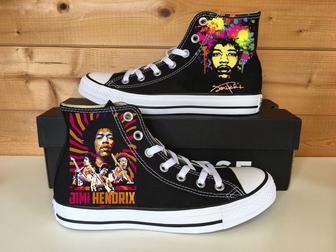 Jimi Hendrix High Top Shoes | Favorety DE