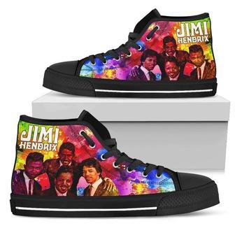 Jimi Hendrix Shoes High Top Sneakers Colorful For Music Fan High Top Shoes | Favorety DE