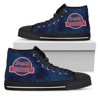 Jurassic Park Atlanta Braves High Top Shoes | Favorety UK