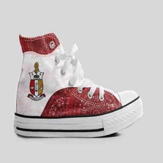 Kappa Alpha Psi High Top Shoes | Favorety