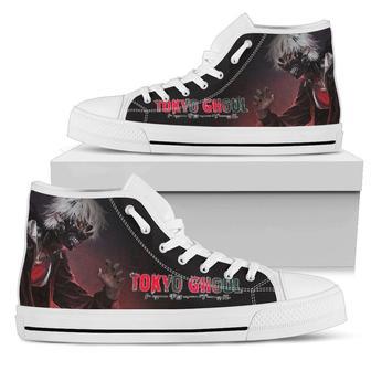 Ken Kanaki Sneakers Tokyo Ghoul High Top Shoes Anime Fan High Top Shoes | Favorety AU