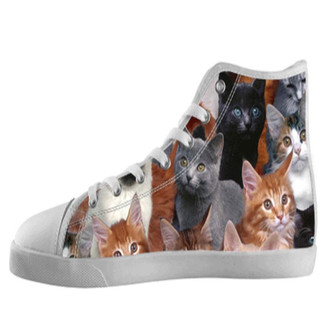 Kitten High Top Shoes *Ready to Ship* - Monsterry