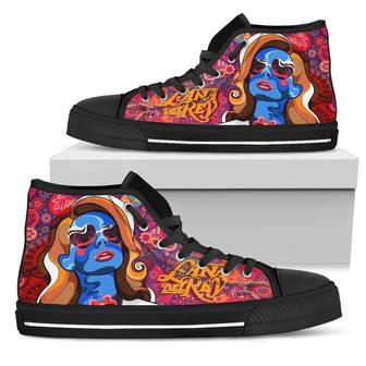 Lana De Rey Sneakers Graphic High Top Shoes Fan High Top Shoes - Monsterry CA