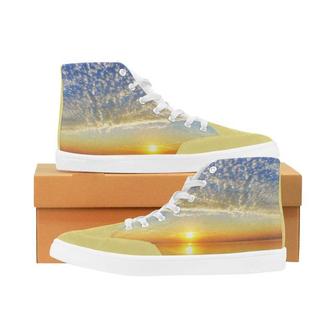 Landscape Custom Design High Top Shoes for Men - Monsterry AU