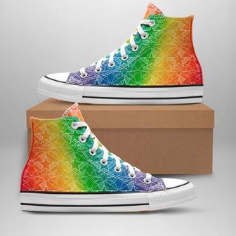 LGBT High Top Shoes - Monsterry