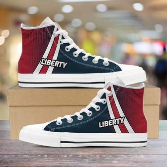#Liberty Canvas High Top Shoes - Monsterry UK