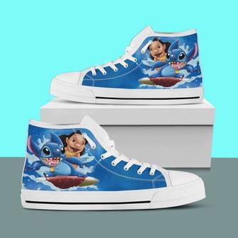 Lilo Stitch Lovers High Top Shoes | Favorety UK