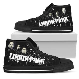 Linkin Park Sneakers Rock Band High Top Shoes Fan High Top Shoes | Favorety