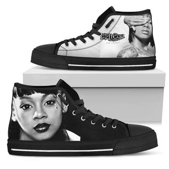 Lisa Left Eye Sneakers High Top Shoes - Monsterry AU