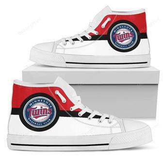 Logo Minnesota Twins High Top Shoes | Favorety DE