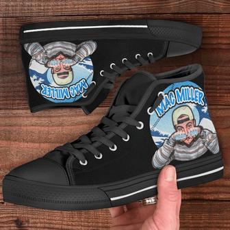 Mac Miller Canvas High Top Shoes - Monsterry