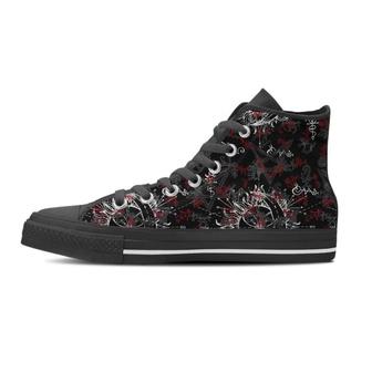 Magic Gothic Witch Men's High Top Shoes - Monsterry AU