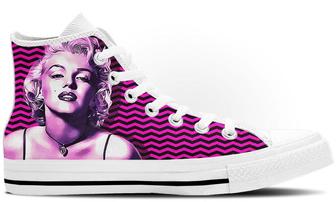 Marilyn Monroe High Tops Canvas Shoes - Monsterry AU