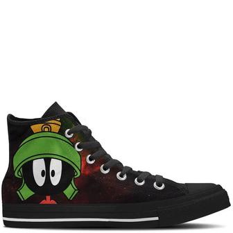 Marvin The Martian High Top Shoes - Monsterry